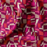 Algodón estampado CHROMAPOP Púrpura / Rosa